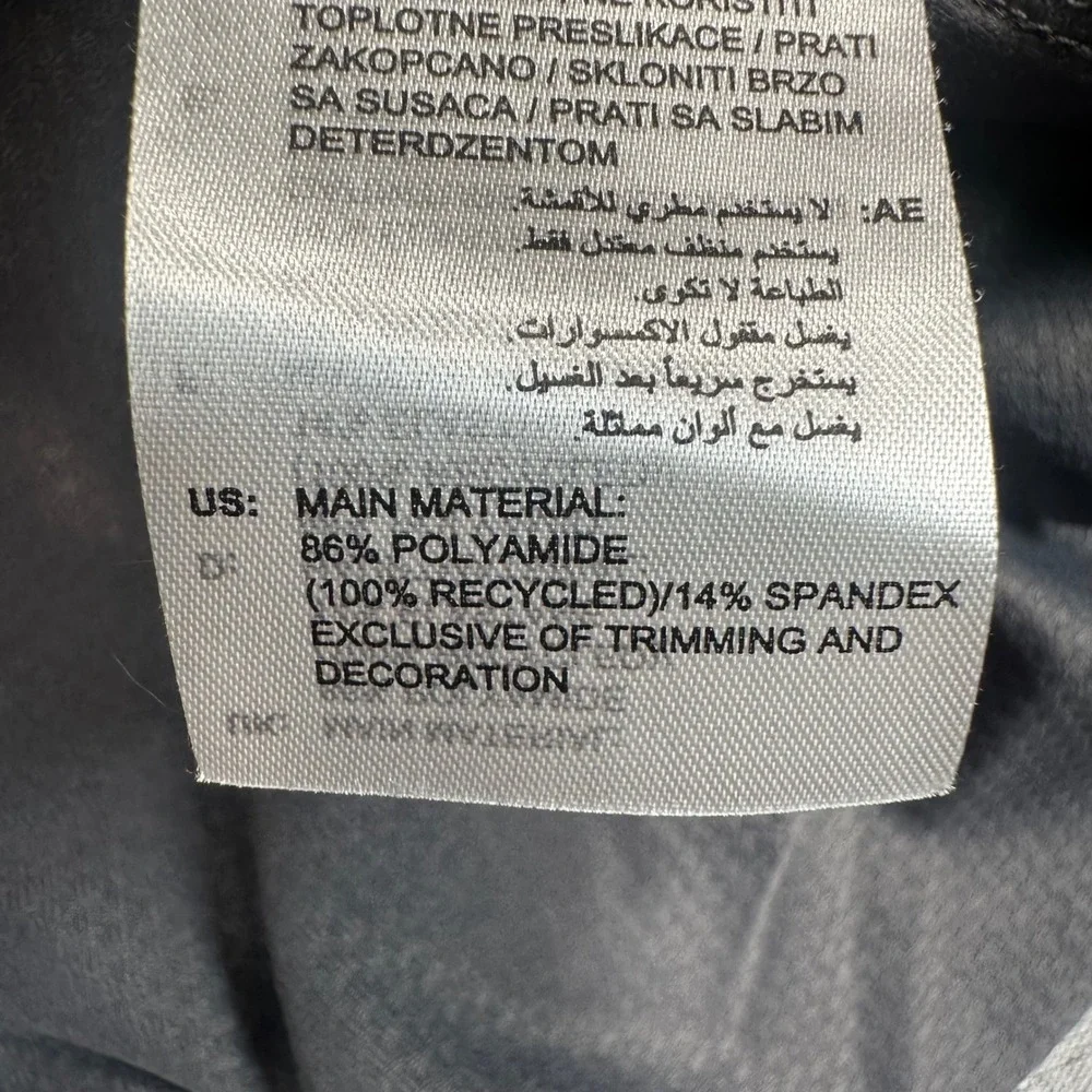 Adidas Golf Polo Shirt Mens XL Grey Black Watercolor Floral Short Sleeve JM0494